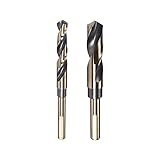 QUARKZMAN Hss-Tin Bohrer Set, 13mm/20mm Metallbohrer Set Profi, Titan-Nitrid Beschichtet, HSS 4341, Metall Bohrerset Hss-G Tin für Edelstahllegierung Kupfer, 2 Stück