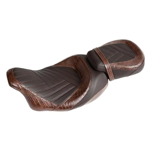 Asiento de moto doble para Electra Glide FLHT turismo sillín conductor y pasajero 5