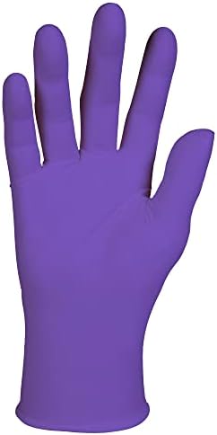 Kimtech™ Purple Nitrile™ Exam Gloves (55082), 5.9 Mil, Ambidextrous, 9.5”, Medium, 100 Nitrile Gloves / Box