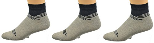 Low Cut Socks for Men - Rayon from Bamboo Seamless Toe Socks - 3 Pair Pack Quick Dry Socks Men