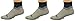 Sierra Socks Men's Bamboo Low Cut Seamless Toe Socks 3 Pair Pack