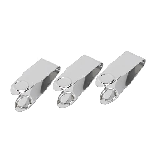 Homoyoyo 3pcs Stainless Steel Fruit Clamp Pineapple Eye Strawberry Peeler Tool for Kitchen Use Easy to Clean