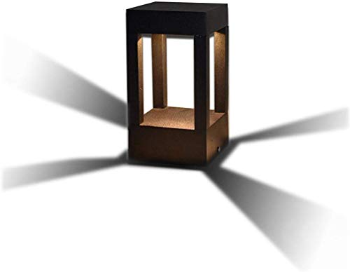 LED économie d'énergie chemin d'éclairage,borne d'éclairage,chemin d'éclairage,éclairage de jardin sur pied,éclairage extérieur,fonte d'aluminium,extérieur lampe de jardin IP44 blanc chaud,noir,H20cm