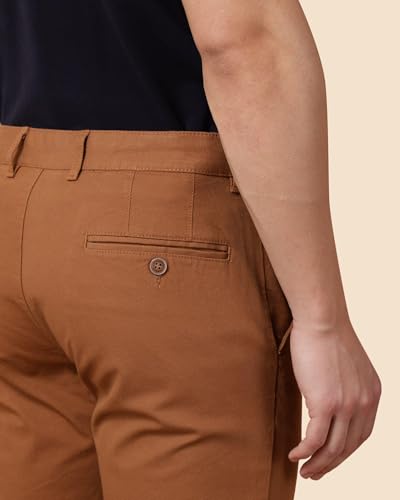 Image of Blackberrys Men's Cotton Slim Fit Casual Trousers