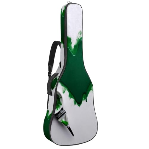 Housse guitare 41 pouces cœur vert pour protéger votre instrument fétiche