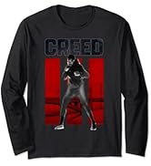 Adonis Creed Pose with III - Red Long Sleeve T-Shirt