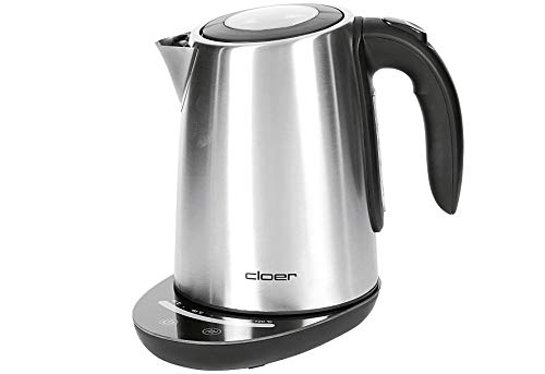Cloer 4959 - Tetera eléctrica, 1,7 l, 2200 W, color gris
