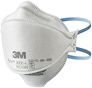 3M Aura Particulate Respirator 9205+ N95, 3-Pack 9 31Hre43w59S. AC