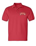 Backwoods Men's Polo T Shirt Embroidered Backwoods Shirt (2XL, Red)