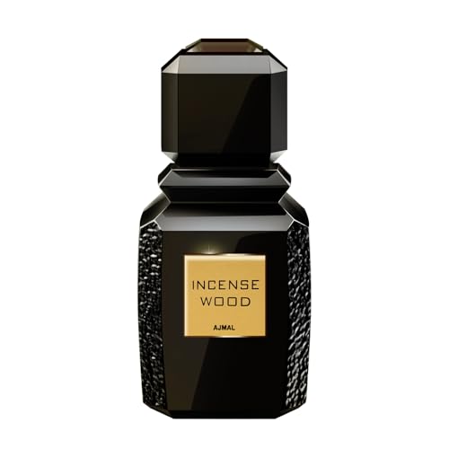 Ajmal Incense Wood Eau de Parfum 100 ml | Perfume for Men & Women | Long Lasting Woody Oriental Fragrance Made in Dubai | Smoky Oud & Amber Notes | Luxury Arabic Scent