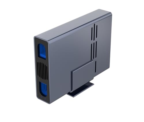 Image of IO CREST 10Gbps Single Bay USB Type-C Enclosure for 2.5 inch & 3.5 inch SATA HDD