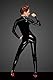 Noir Handmade, Langärmliges PVCCatsuit, Black, S (UK 8) FR:38 EU:36