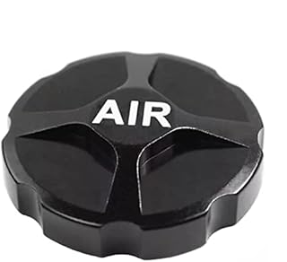 ALEOED Bicycle Front Fork Cover Suspension Cap Air Gas Shoulder Cover Aluminum Alloy Protector Parts for Mountain Bike Road Bike MTB(Black)