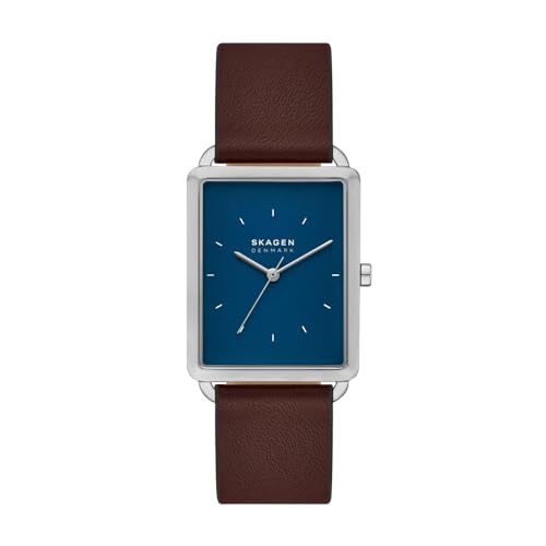 SKAGEN - Montre Hagen à Trois Aiguilles en Acier Inoxydable argenté pour Homme, SKW6930