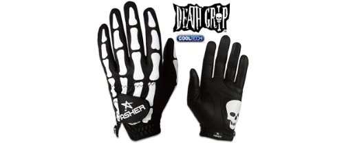 Asher Men's Deathgrip Left Hand Glove, Black, Medium/Large