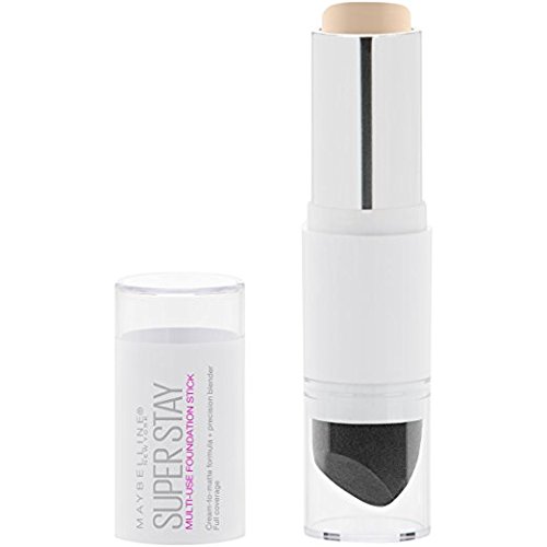 Maybelline SuperStay Multi-Use Foundation Stick, 110 Porcelain, 0.25 oz (Pack of 2)