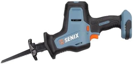 Miniatura 5 de SENIX PSRX2-M2-0 X2 - Juego de herramientas eléctricas de sierra recíproca compacta de 20 voltios máximos de 78 pulgadas, velocidad variable, 3000