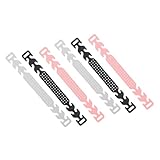 CONGARTENO 6pcs Adjustable Mask Ear Strap Extensions for Men Women Comfortable Relief for Long Wear Compatible with All Mask Types Includes White Colors