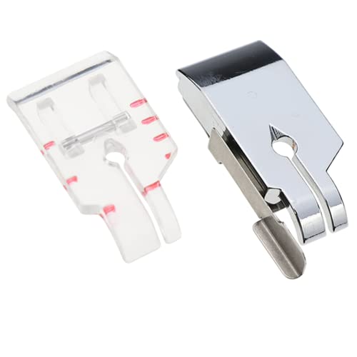 Pie prensatela para acolchado de 1/4 pulg con guía borde 2 pcs miniatura 2