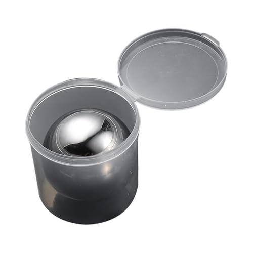 WKabnkn Palla di ghiaccio riutilizzabile in acciaio antiruggine per bevande e bellezza del viso congelamento rapido pietra di raffreddamento lavabile in lavastoviglie robusta riutilizzabile palla di