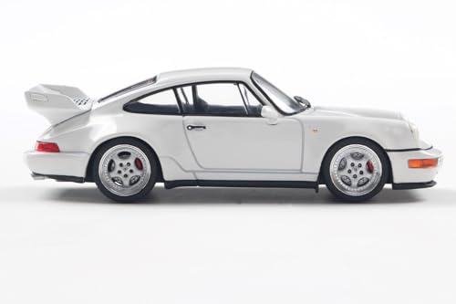 Modelo a escala 1:43 Porsche 911 RS 3.8 blanco 1994 miniatura 7