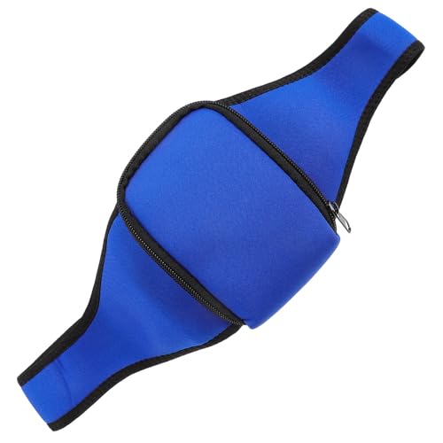 HOMOBABE Riñonera Deportiva Azul de Poliéster para Micrófono Protección y Fácil Lavado Adecuado para Uso en Exteriores y Escenario para Jueces y Actores