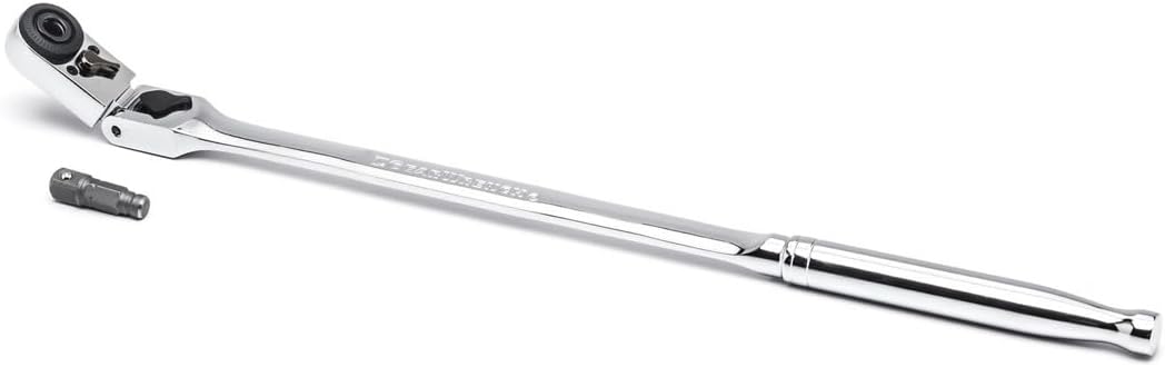GEARWRENCH 1/4" Drive 72 Tooth Quick Release Locking Flex Slim Head Ratchet, 12" - 81030