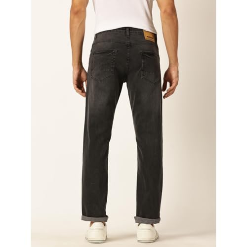 Image of Blue Jeans for Men Regular Fit - Cotton Jeans Pant for Men, Regular Denim Jeans for Boys - Light Fade Jeans for Men