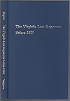 The Virginia Law Reporters Before 1880 0813907470 Book Cover