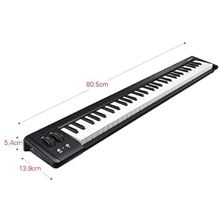 Clavier Piano 61 Touches compactes USB MIDI Contrôleur de Clavier - Les Beatles, Paul McCartney, John Lennon, RIngo Starr, George Harrison Clavier Piano 61 Touches compactes USB MIDI Contrôleur de Clavier – Image 5