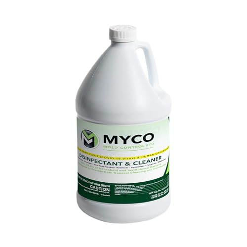 Myco Mold Control RTU – Ready-to-Use EPA-Registered Hospital Grade Disinfectant & Cleaner, Quat...