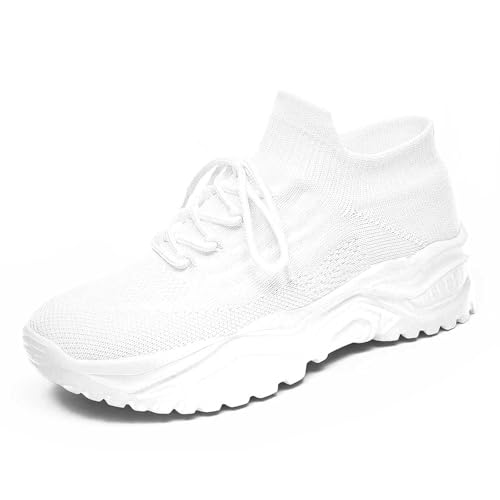 Chaussures de course en maille pour femme - Modèle léger, respirant et amortissant