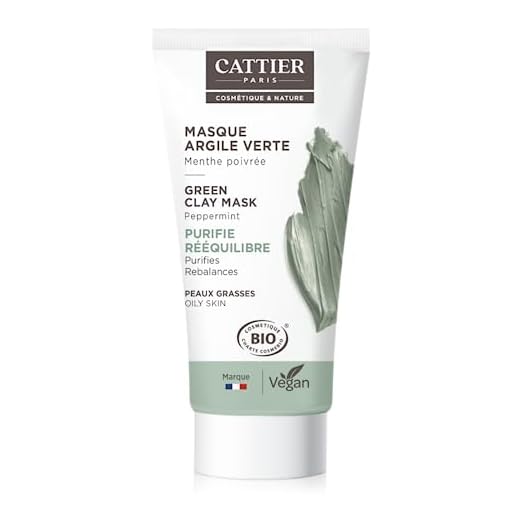 Cattier Mini Máscara – Arcilla Verde – Piel grasa – 30 ml