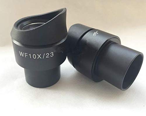 Gowe 2 szt. mikroskop regulowany WF10 x/23 okular W/eyeguards 30 mm