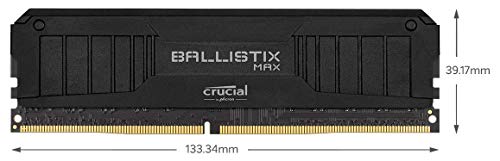 Image of Crucial Ballistix MAX 4400 MHz DDR4 DRAM Desktop Gaming Memory Kit 16GB (8GBx2) CL19 BLM2K8G44C19U4B (Black)