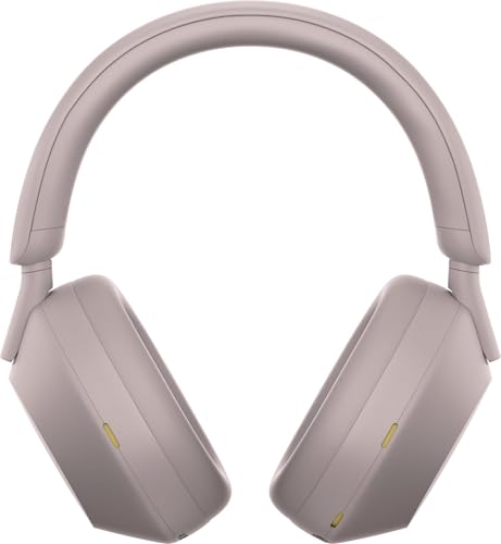 Image of Sony WH-1000XM5 Hard Case Premium Noise Cancelling Wireless Over-Ear Headphones, Bluetooth, Clear Call Quality, Hi-Res Audio, Up to 30hr Battery Life, Includes Hard Case, iOS & Android - Smoky Pink