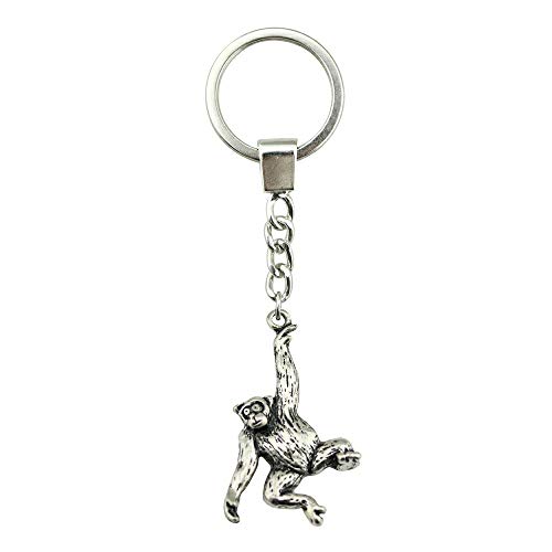 Gorilla Keychain-Gorilla Keyring-Gorilla Charm-Gorilla Key Chain-Monkey Charm Keychain-Monkey Charm-Monkey Keyring