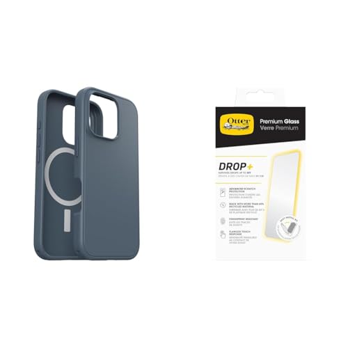 Coque iPhone 16 Pro MagSafe OtterBox bleue pour protéger votre écran en déplacement