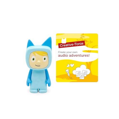 Image of Tonies Creative Audio Character - Record and Upload up to 90 Minutes of Your Own Stories and Songs - Light Blue/Light