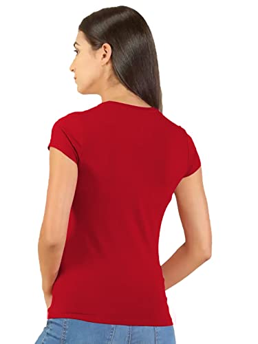 Image of Lyra Women's Cotton Regular Fit T-Shirt