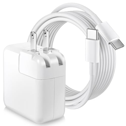 MacBook Pro Charger 30W MacBook Air Charger Fast Charging USB C Laptop Power Adapter 10FT Quick USB C Charging Cord for Mac Book Pro 16/15/14/13inch 2024/2023/2022/2021/2020/2019/M1 M2 M3 Mac Book Air