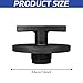 msyuusr 57180 Oil Filter Plug, Cummins Oil Filter Removal Tool Compatible with Dodge RAM 2500 3500 Diesel 5.9L 6.7L 2013-2018 05083285AA Used for Oil Change（Black）