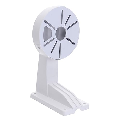 LALAFINA Sturdy Wall Mount Bracket Rustproof Screws Dome Mount Indoor Outdoor Simple Installation Plastic Bracket Random Style