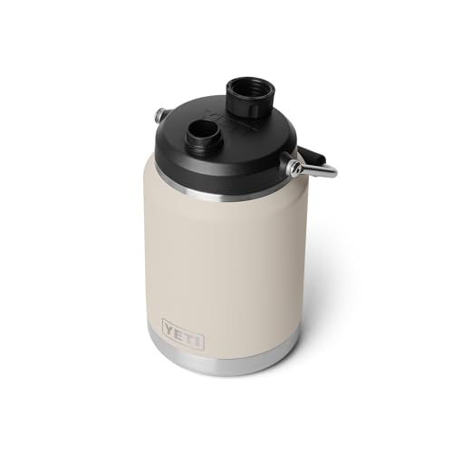 Image of YETI Rambler Half Gallon Jug 2.0, Vacuum Insulated, Leakproof, Stainless Steel with MagCap, Cape Taupe