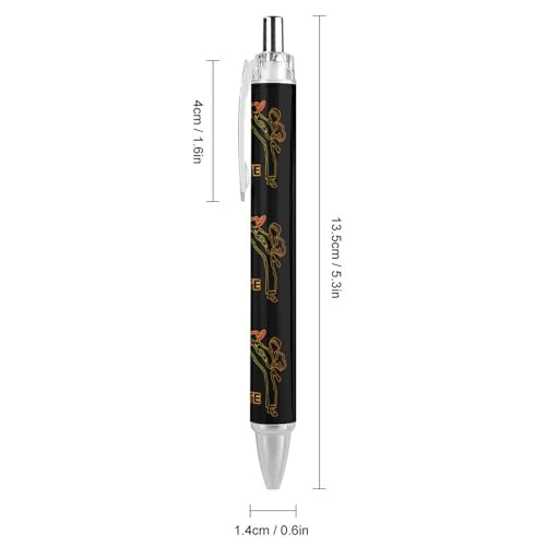 Bolígrafo Karate retráctil tinta negra 0.5mm fino miniatura 2