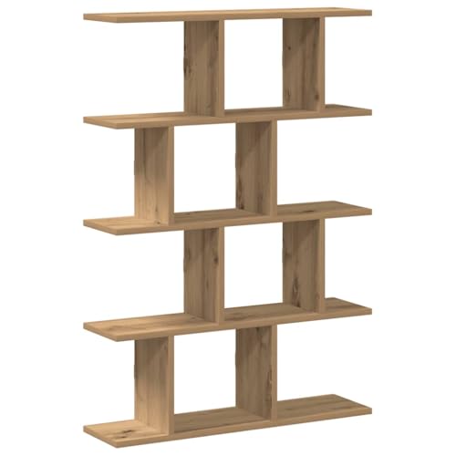 Étagère cube murale en chêne pour un salon chaleureux et ordonné - 2