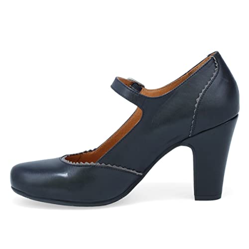 Miz Mooz Kettle Women's Mary Jane Pumps Black #TOP3