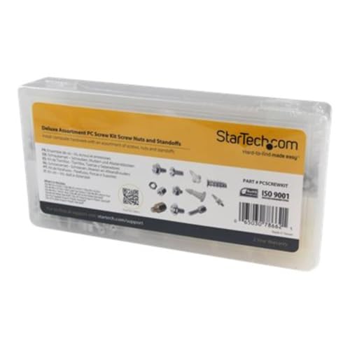 Kit de Tornillos, Tuercas y Espaciadores para PC StarTech Deluxe, Compatible con Gabinetes ATX y AT (PCSCREWKIT) miniatura 3