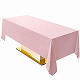 Surmente Tablecloth 60 x 102-Inch Rectangular Polyester Table Cloth for Weddings, Banquets, or Resta