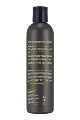 Design Essentials Restore Vitamin Treatment for Natural Dry Damaged Hair, White, 8 Fl Oz